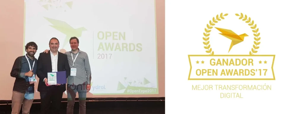 Eroski Viajes y Irontec reciben el premio Open Awards a la mejor Transformación Digital de Gran Empresa